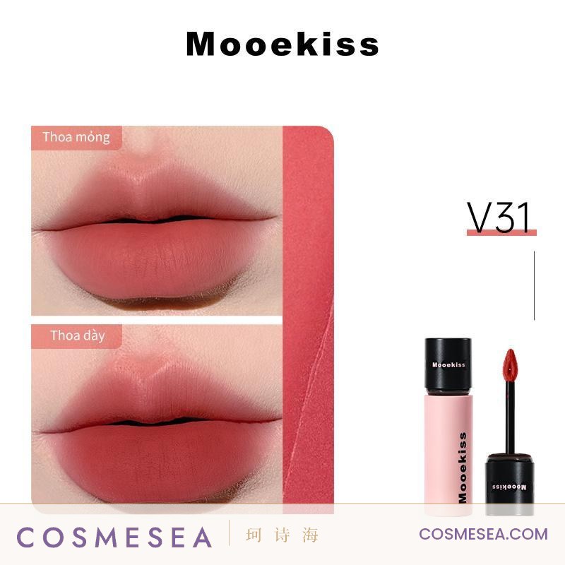 Mooekiss Velvet Matte Lip Mud 2g V31 Out-of-Focus Peachwood
