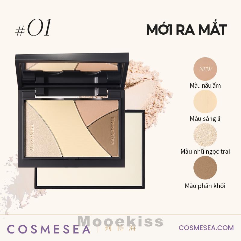 Mooekiss 4-Color Sculpting Face Palette 01