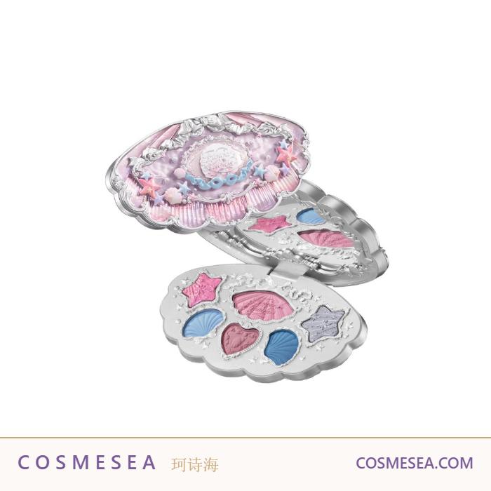 Flower Knows Shell's Jewel 6-Color Makeup Palette - S02 Mermaids Tears