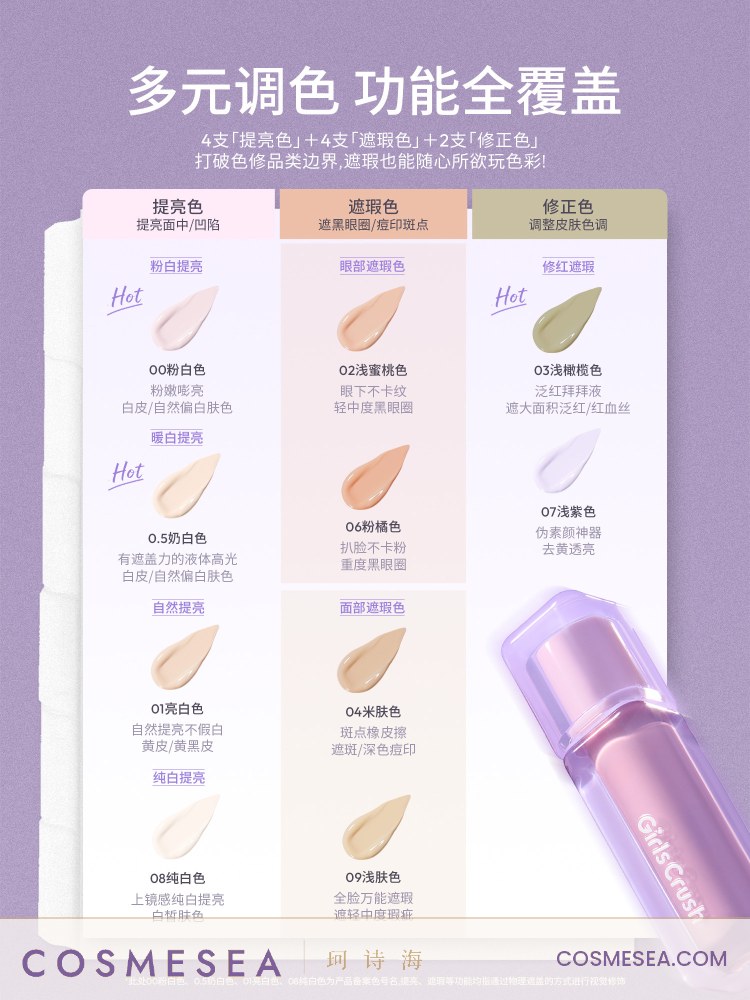 GirlsCrush Aqua Velvet Brightening Concealer